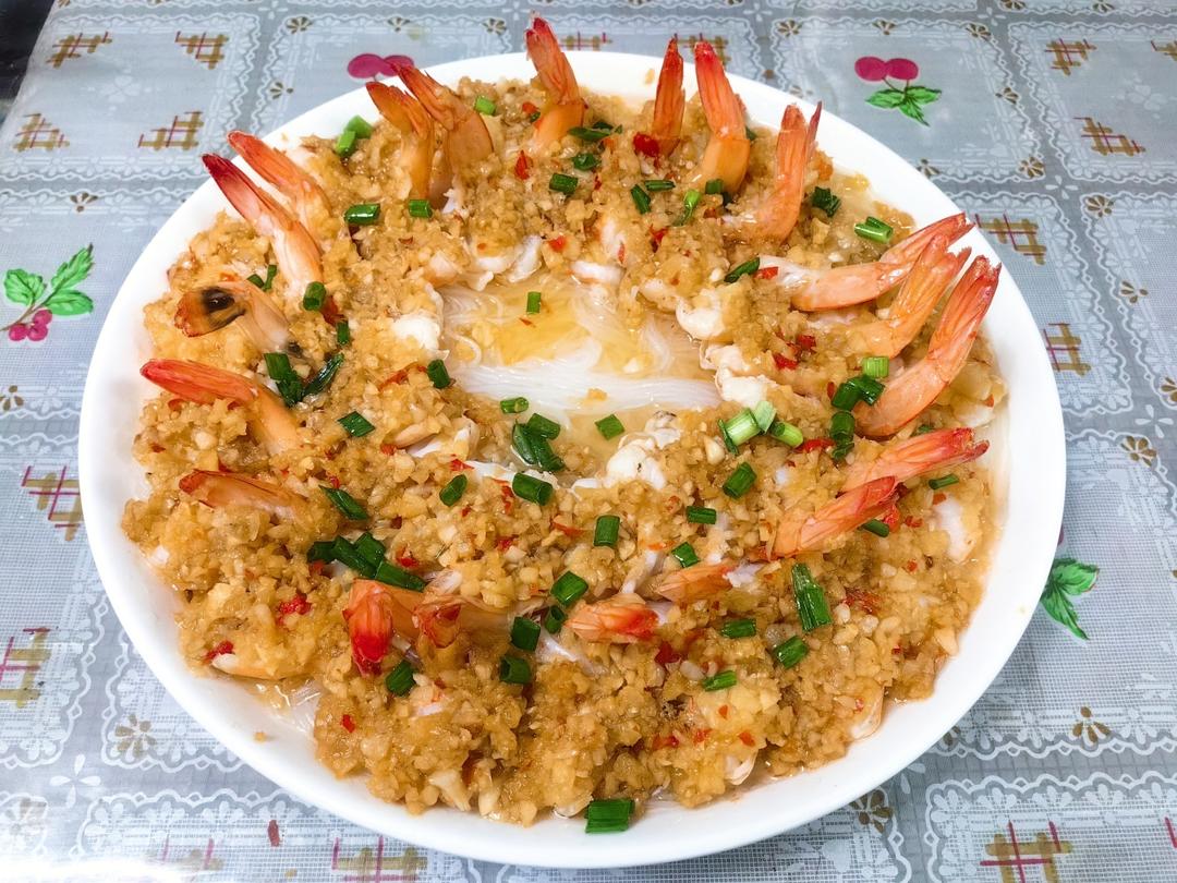 蒜蓉粉丝开背虾