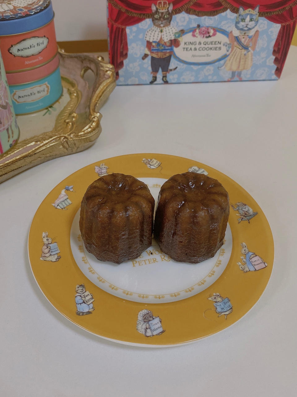 波尔多可露丽（鸳鸯奶茶与抹茶）—便宜钢模无需震面糊