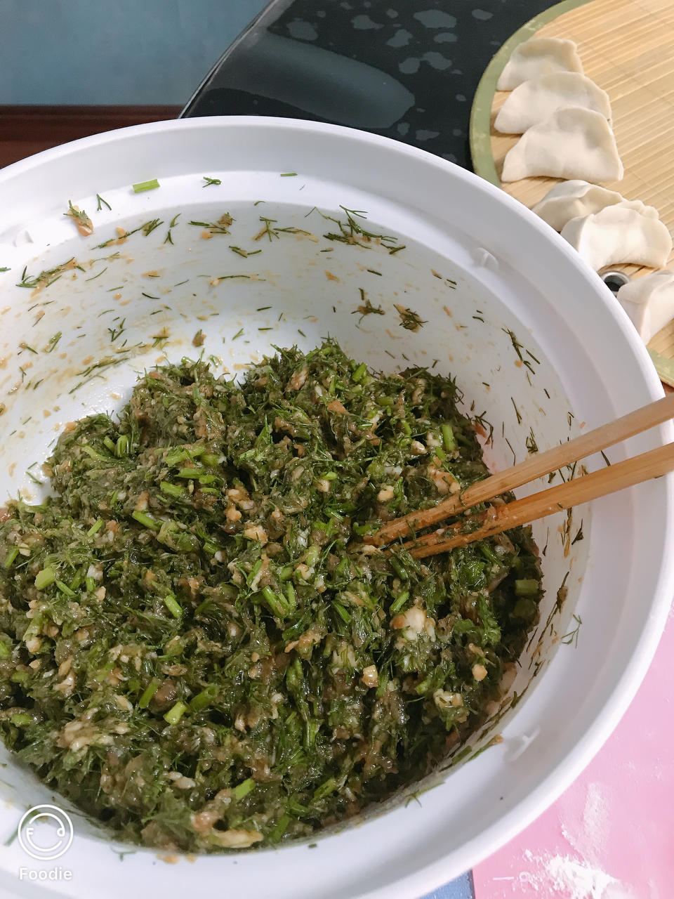 茴香馅饺子