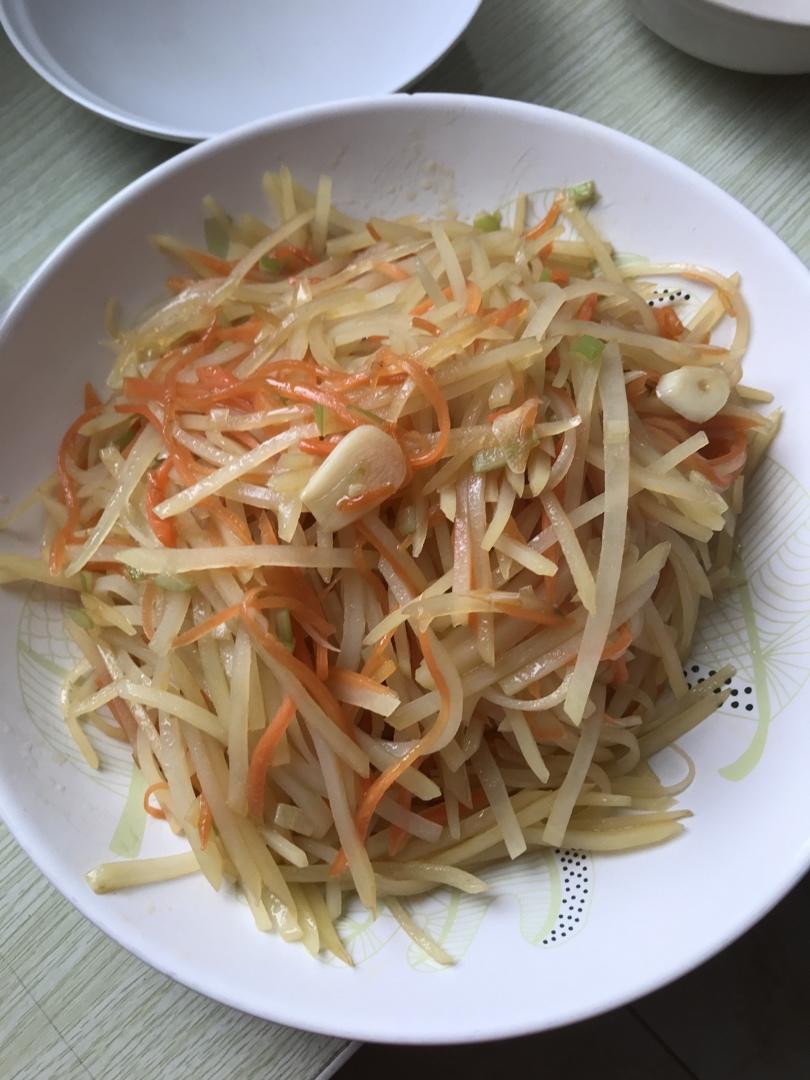 卷饼菜之素炒土豆丝