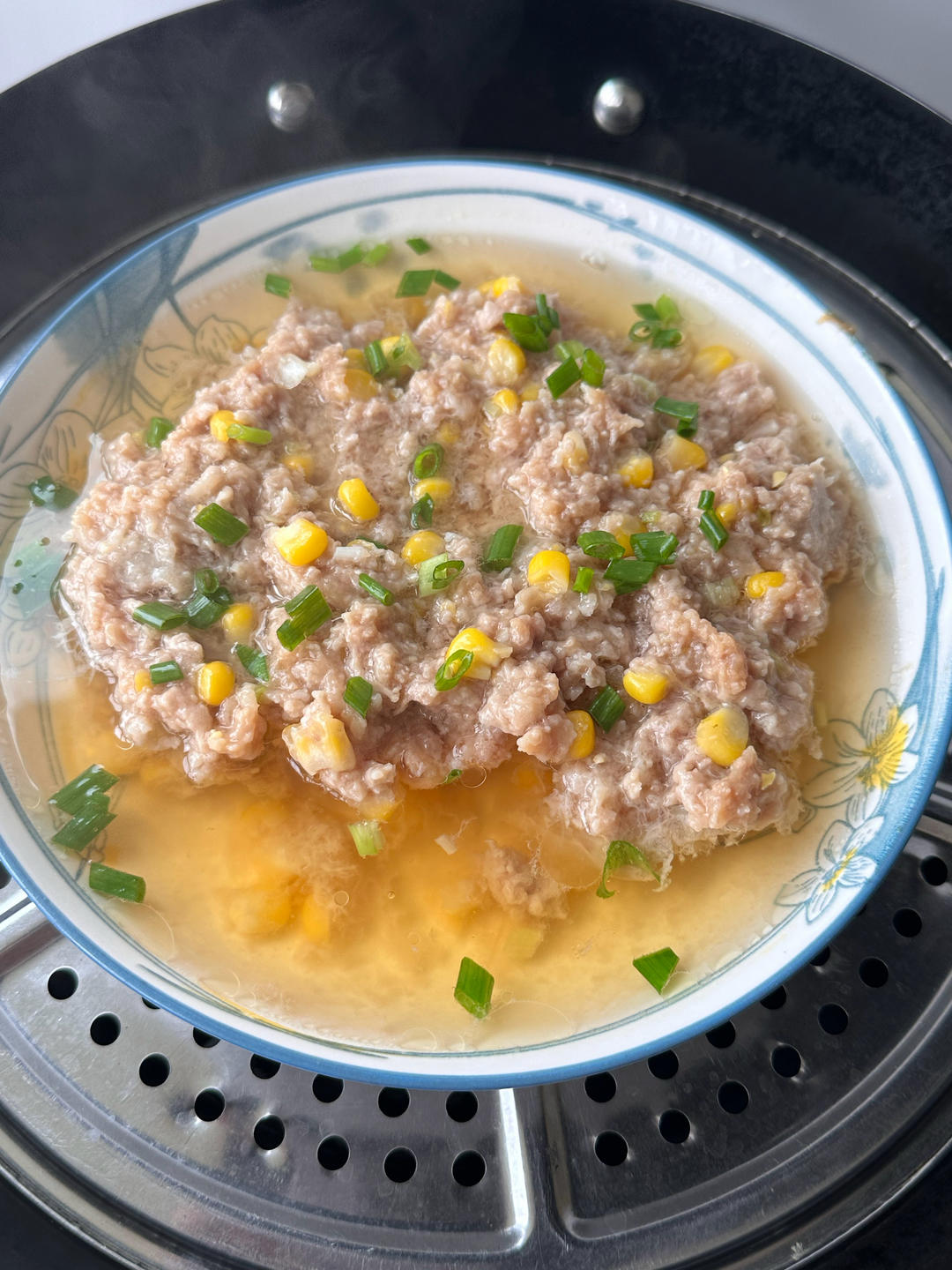 孩子爱吃的蒸肉饼