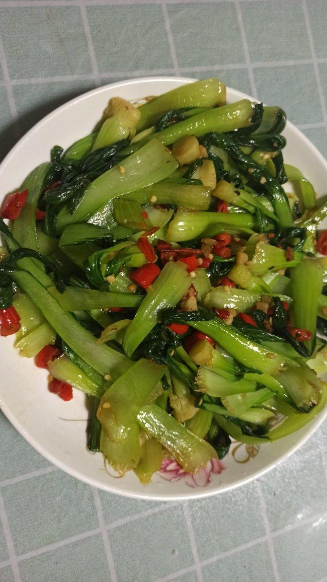 ❗五分钟小炒菜❗清炒小白菜❗简单又好吃