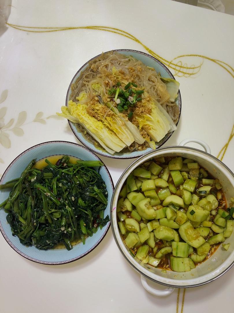 炝炒空心菜（不黑的秘密）