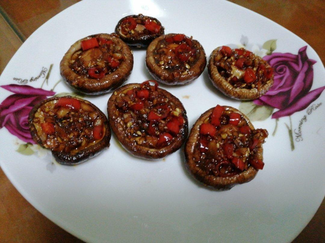 蒜蓉孜然烤香菇
