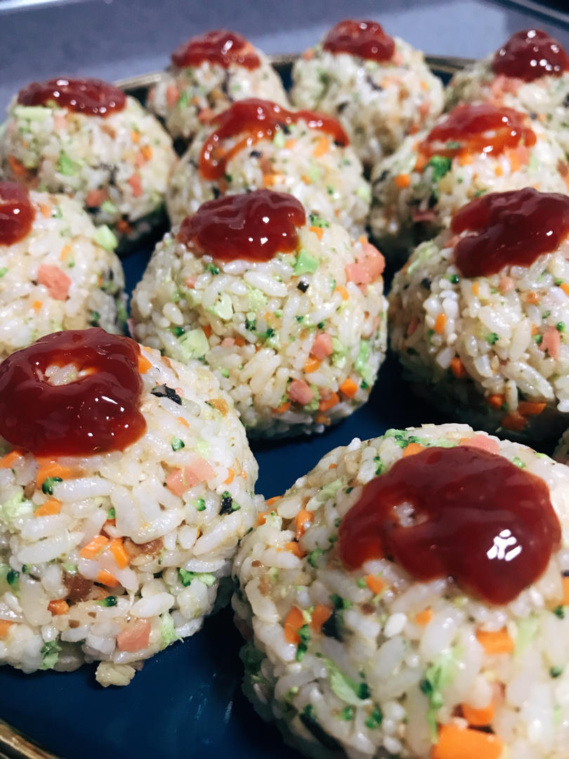 【五彩小饭团】有米有菜，有肉有奶有海鲜🥰