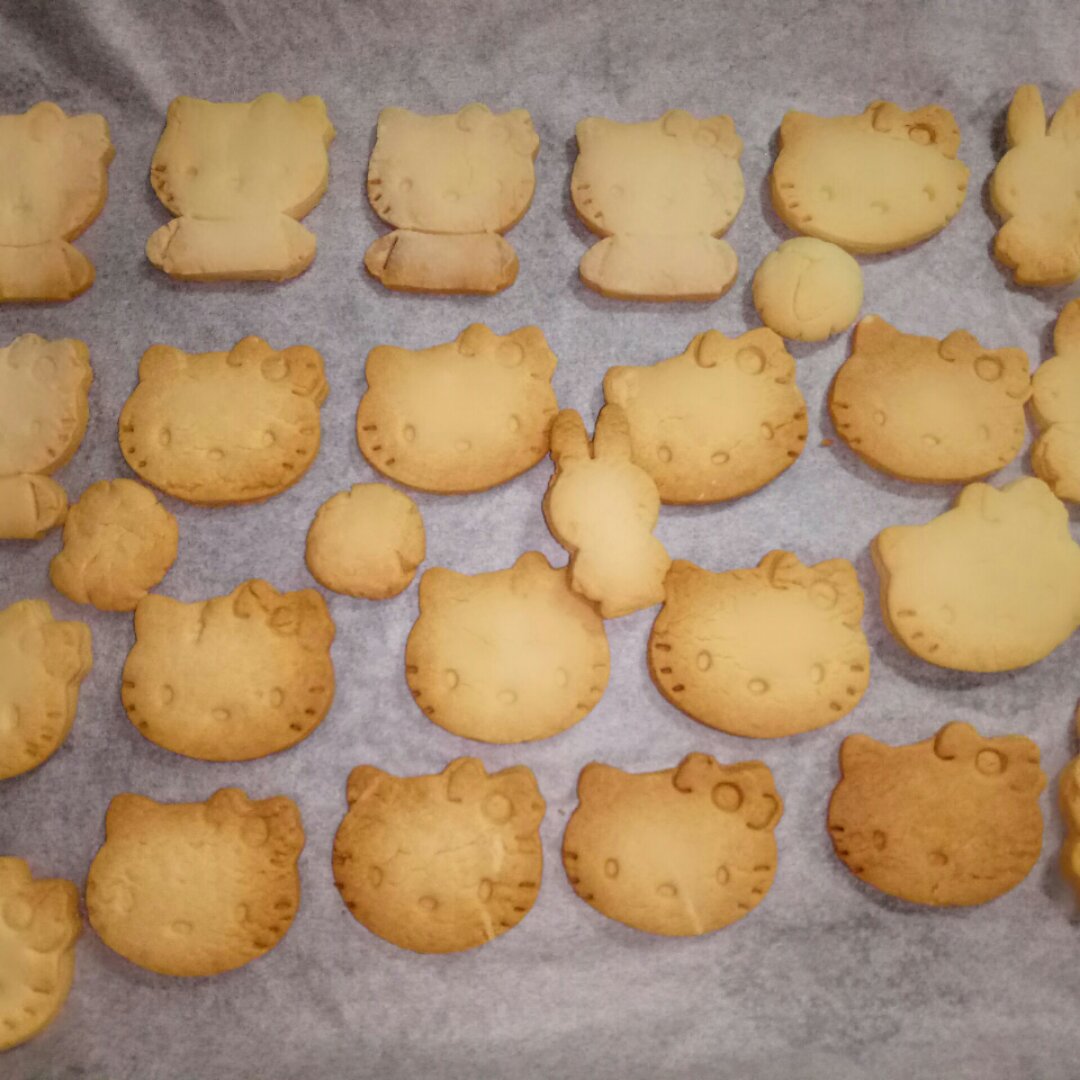 卡通黄油饼干