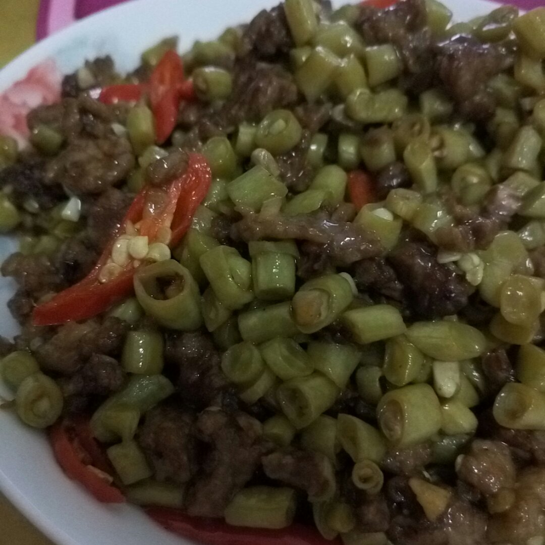 肉末豇豆