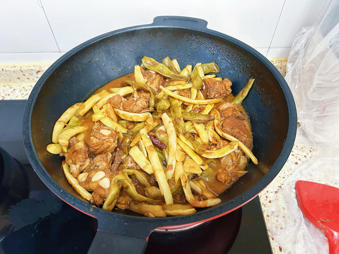 排骨炖豆角