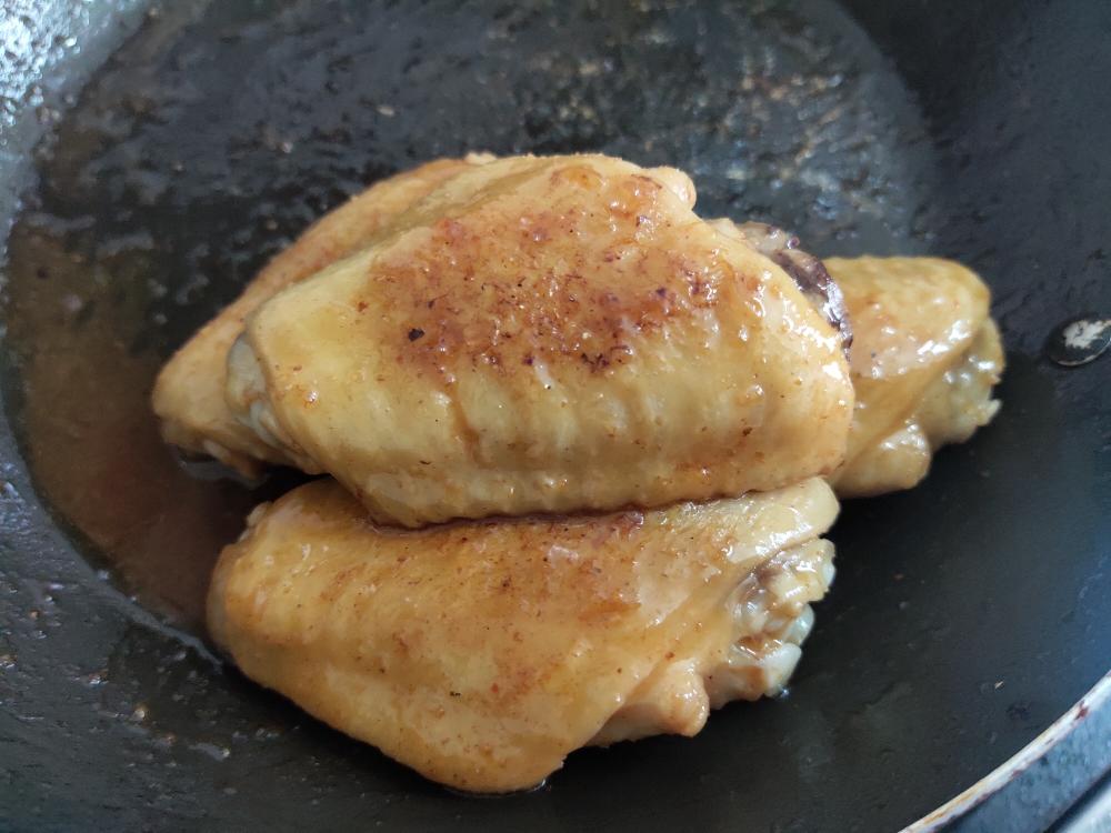 懒人煎鸡翼(蒜香孜然口味)