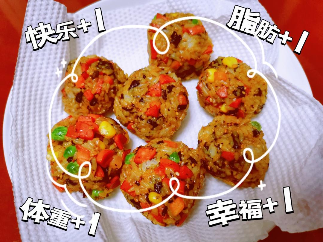 🔥剩米饭的神仙吃法！！巨好吃👉日式烤饭团