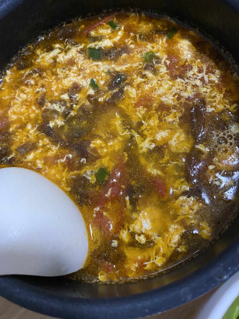 番茄紫菜鸡蛋汤