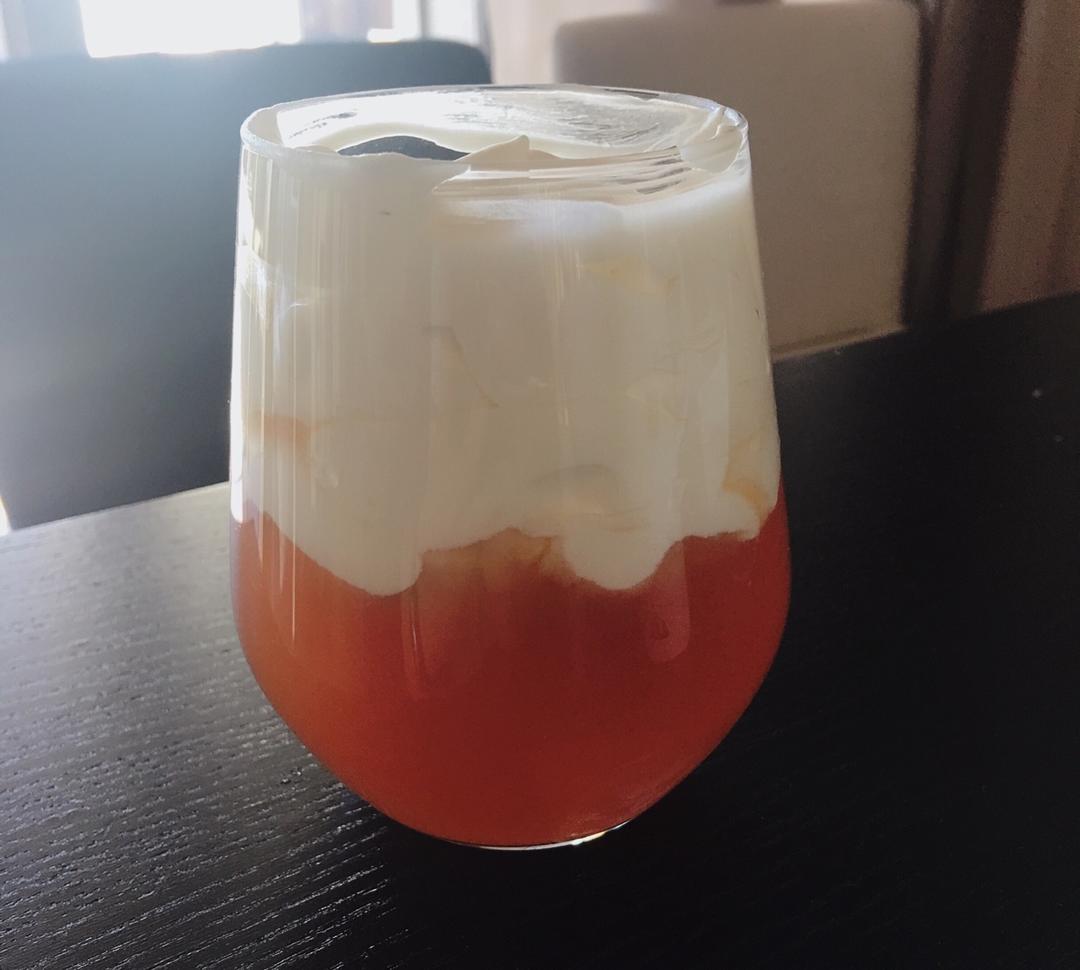 海盐芝士奶盖茶#喜茶版#