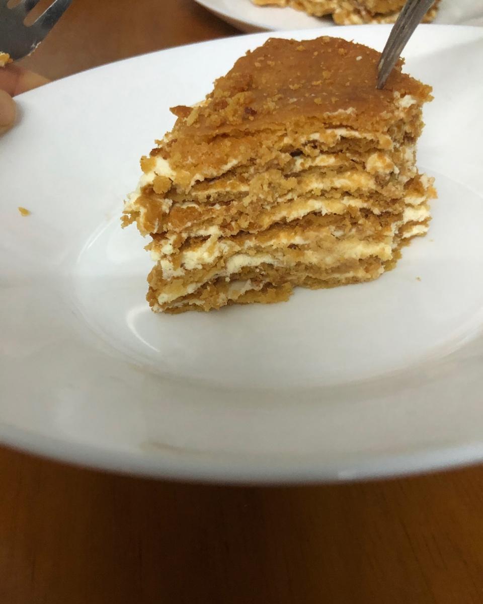 俄罗斯蜂蜜蛋糕   千层蛋糕【又名提拉米苏】