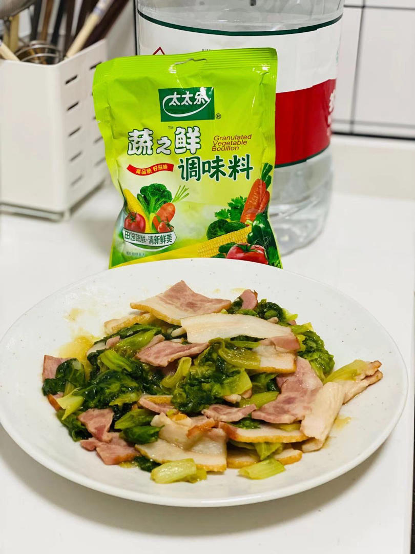 健康低卡家常菜 - 西兰花虾仁木耳炒蛋