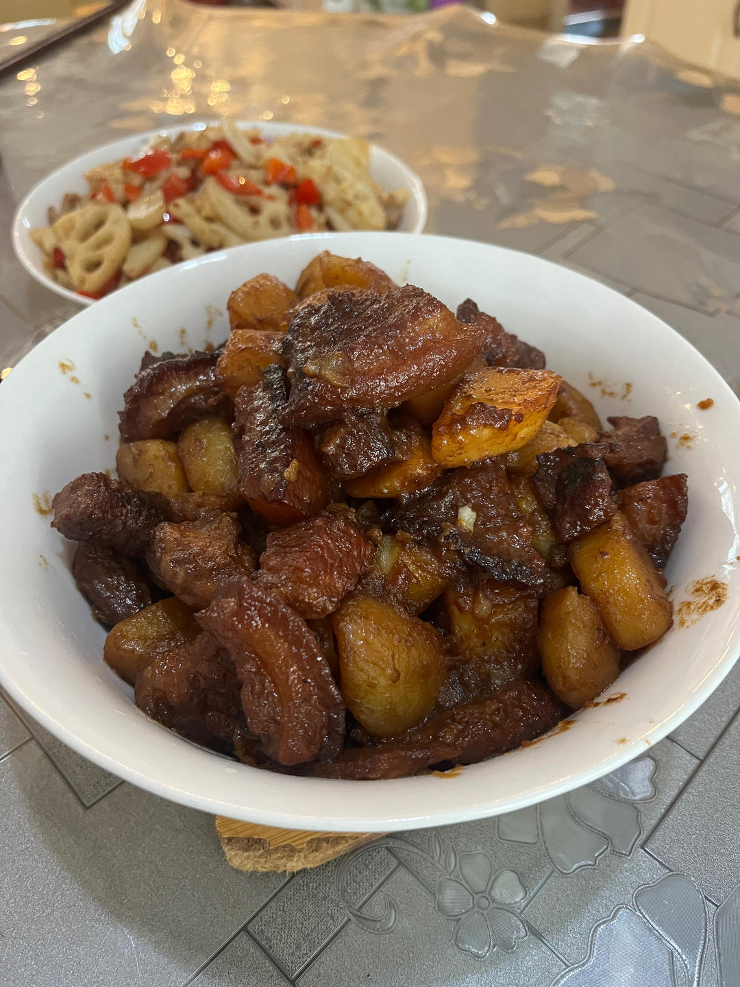 红烧肉炖土豆（丝毫不腻）