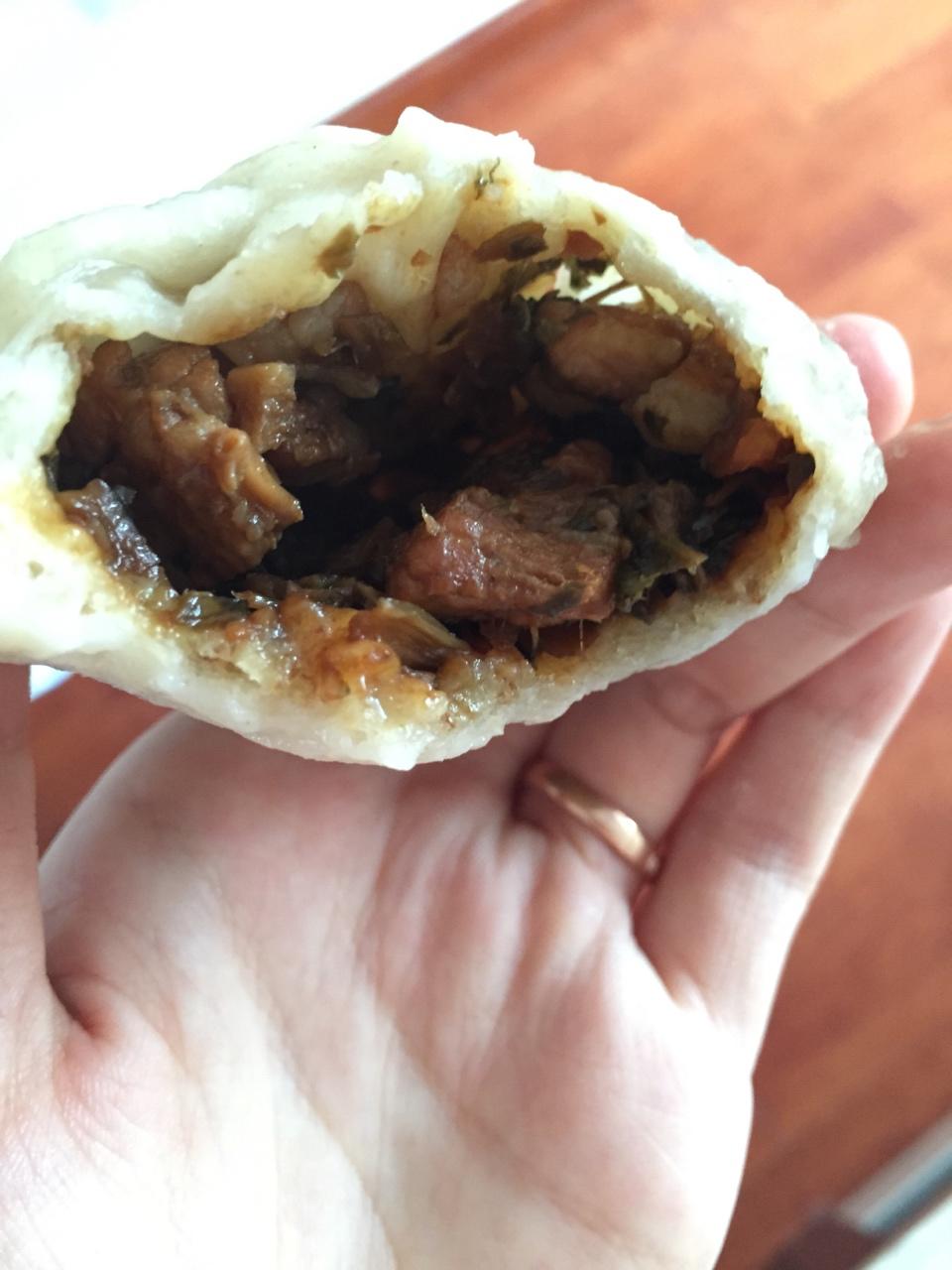 梅干菜肉包的做法