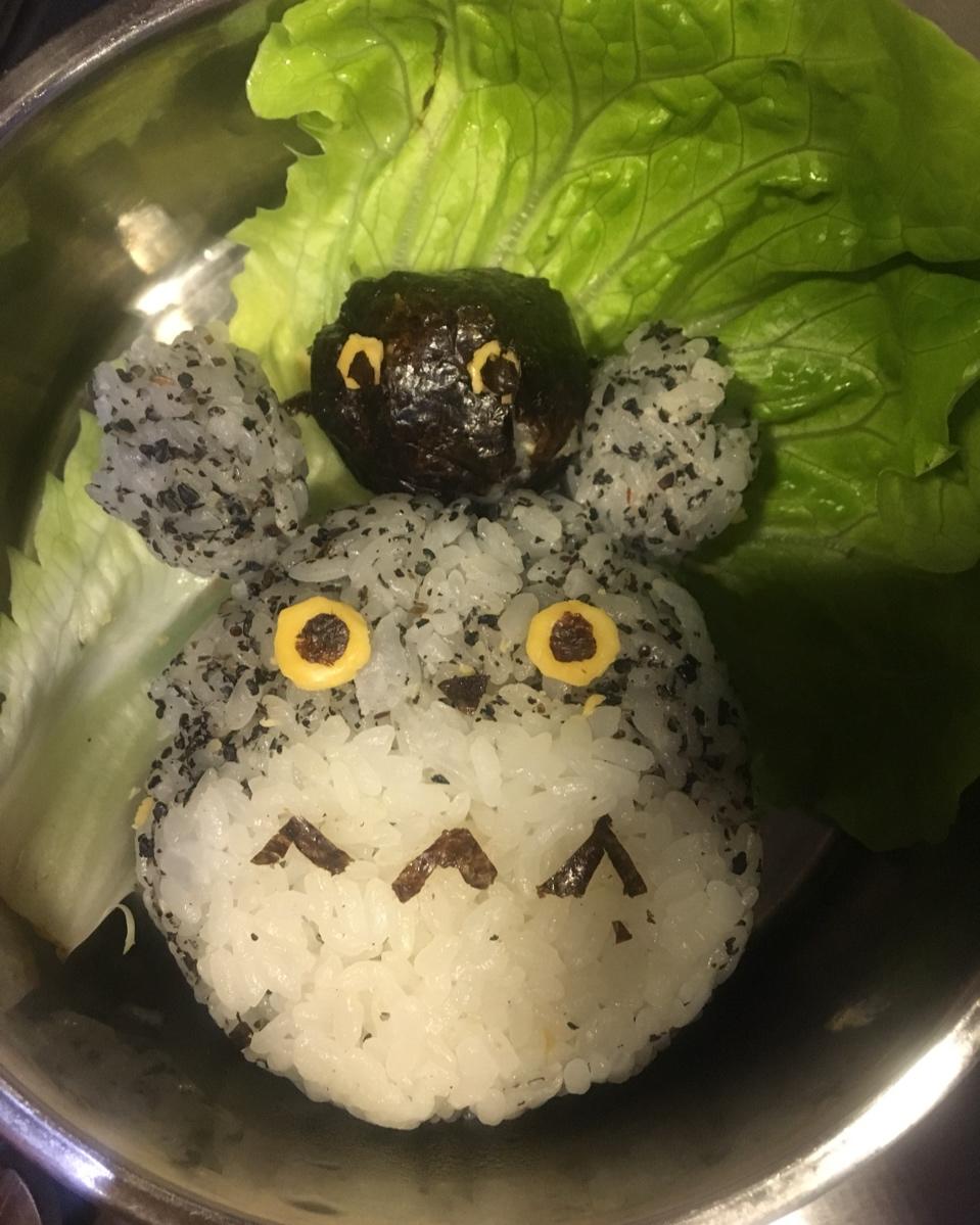 龙猫和煤球精灵饭团