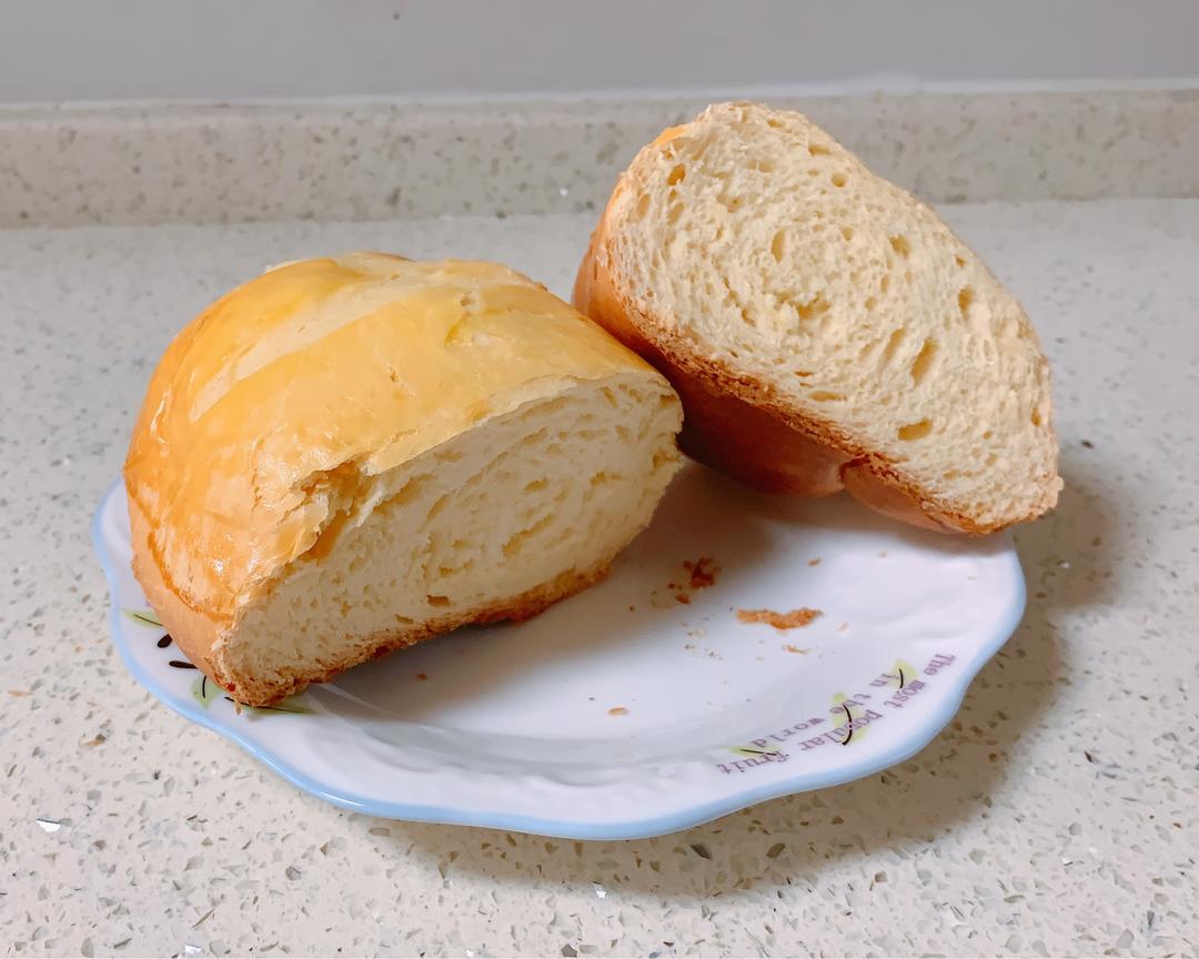 电饭锅做奥地利的小胡的简单到哭牛奶面包（无需揉出膜）的做法