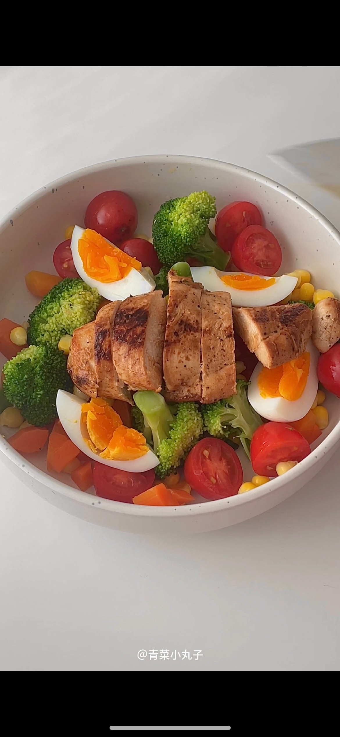 健康减脂掉秤🥗鸡胸肉蔬菜沙拉💯的做法 步骤10