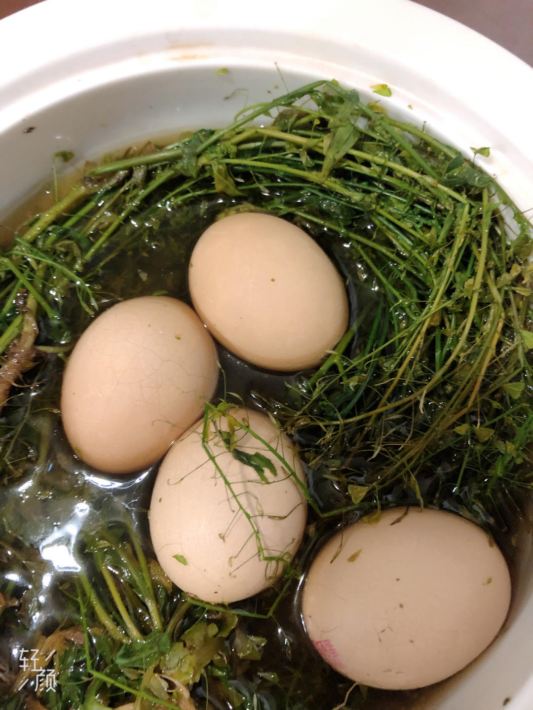 地菜煮鸡蛋