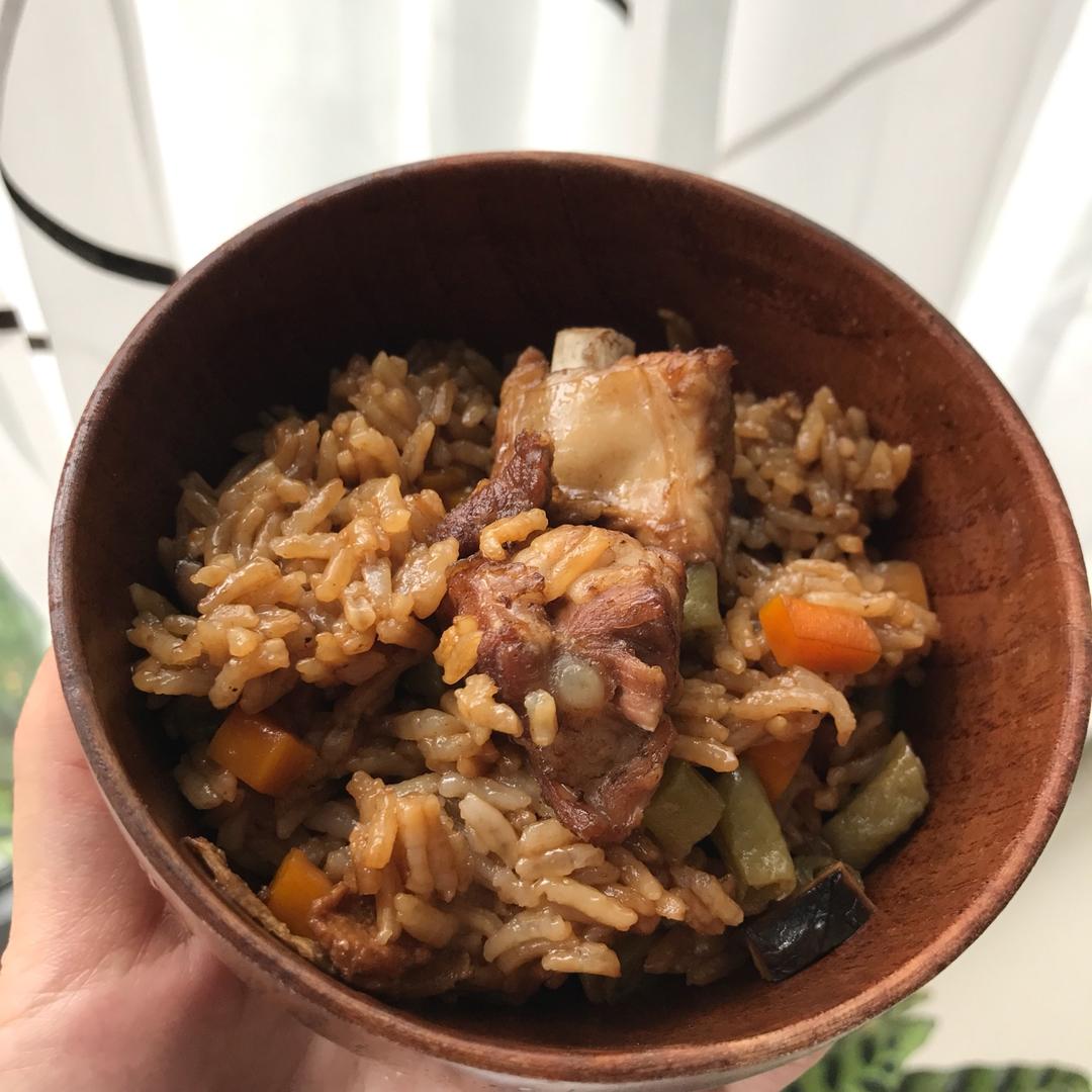 电饭锅版排骨焖饭