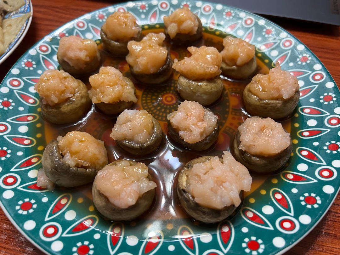 虾滑酿口蘑  <302小厨房>