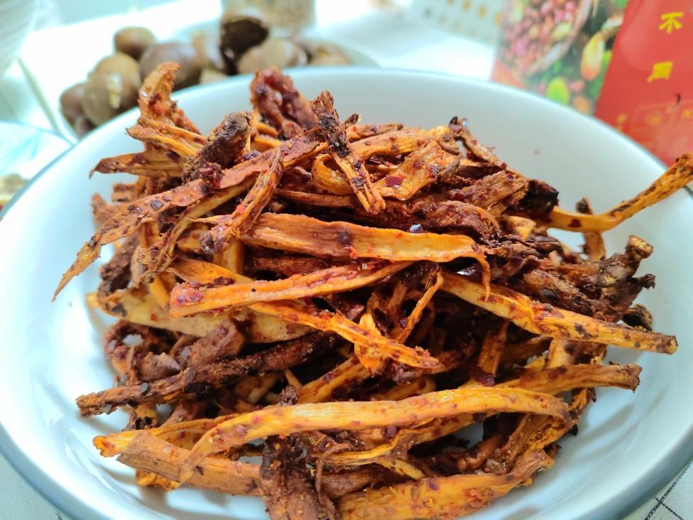 香辣杏鲍菇的做法