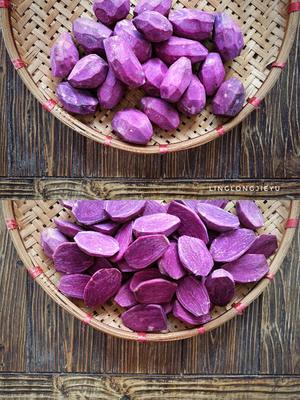 紫薯仙豆糕——椰子油版的做法 步骤1