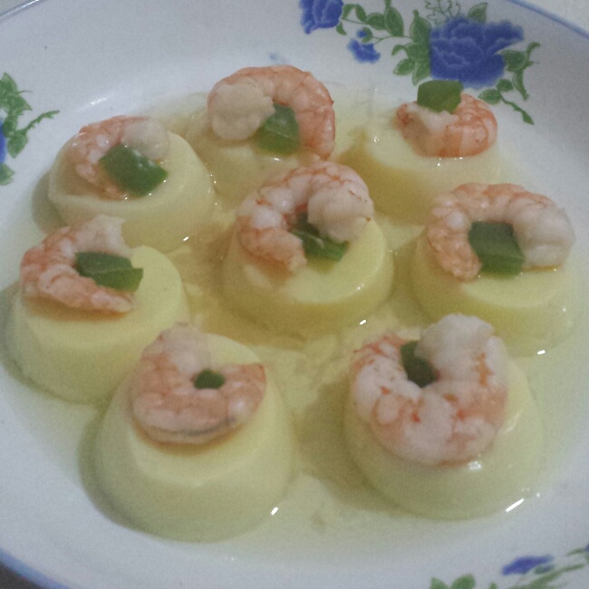 日本豆腐蒸虾仁