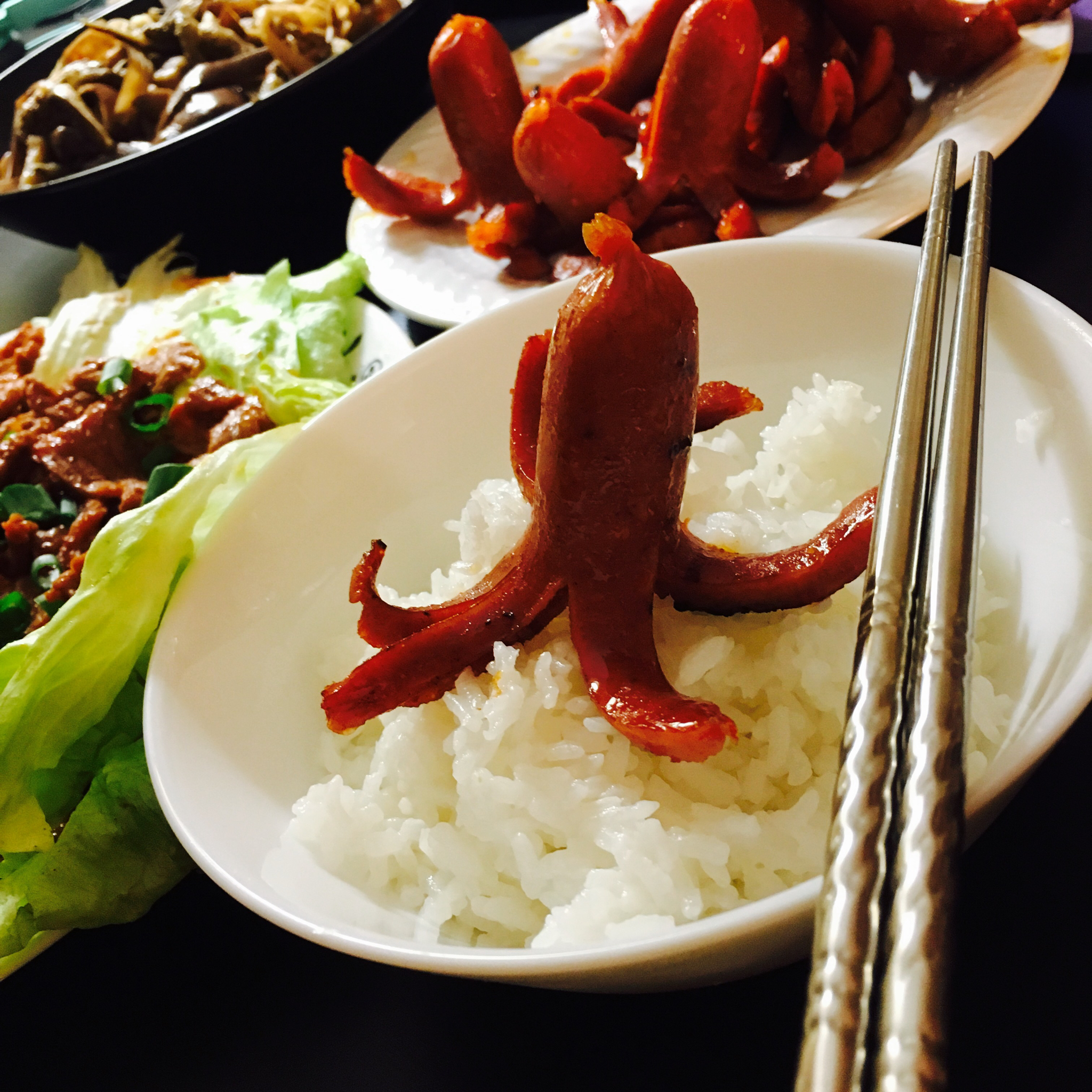 红色香肠(章鱼小香肠)