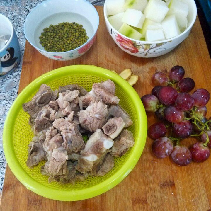 绿豆冬瓜煲排骨