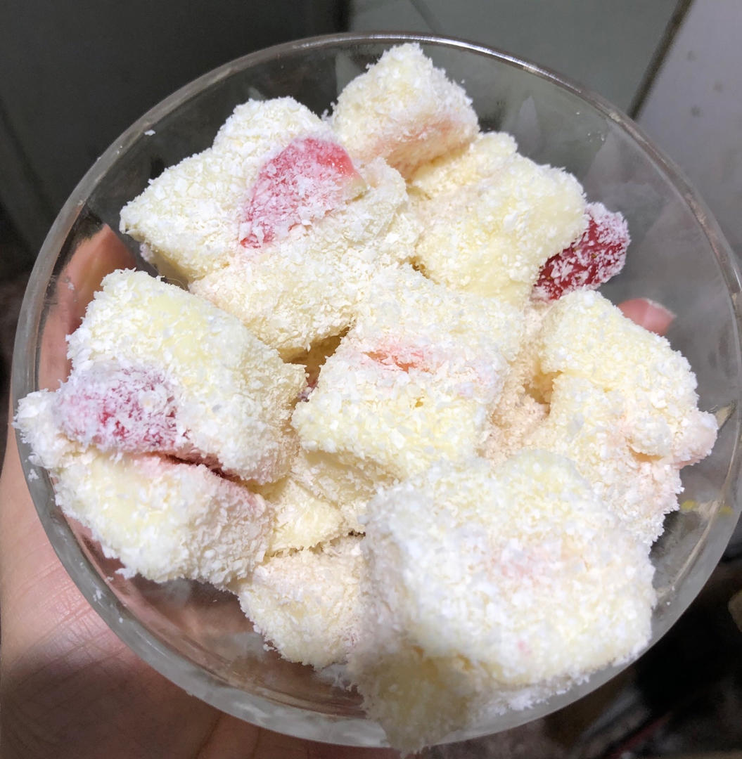 牛奶椰蓉小方（有奶油和无奶油两种做法