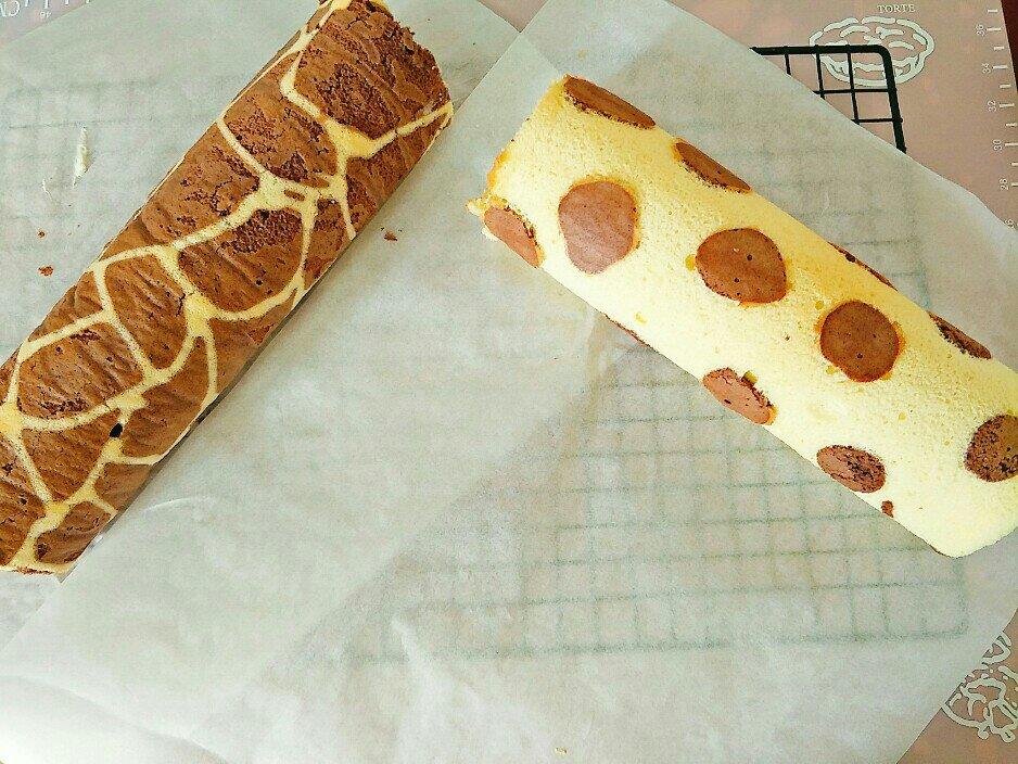 奶牛蛋糕卷+长颈鹿蛋糕卷