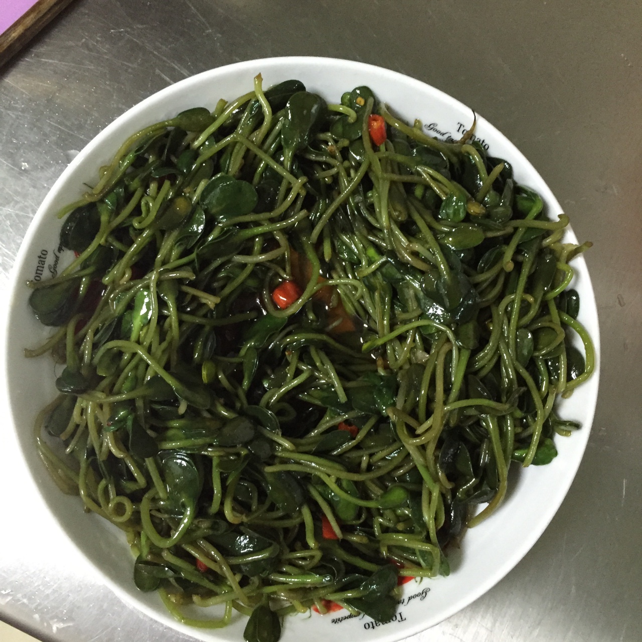 凉拌油葵苗