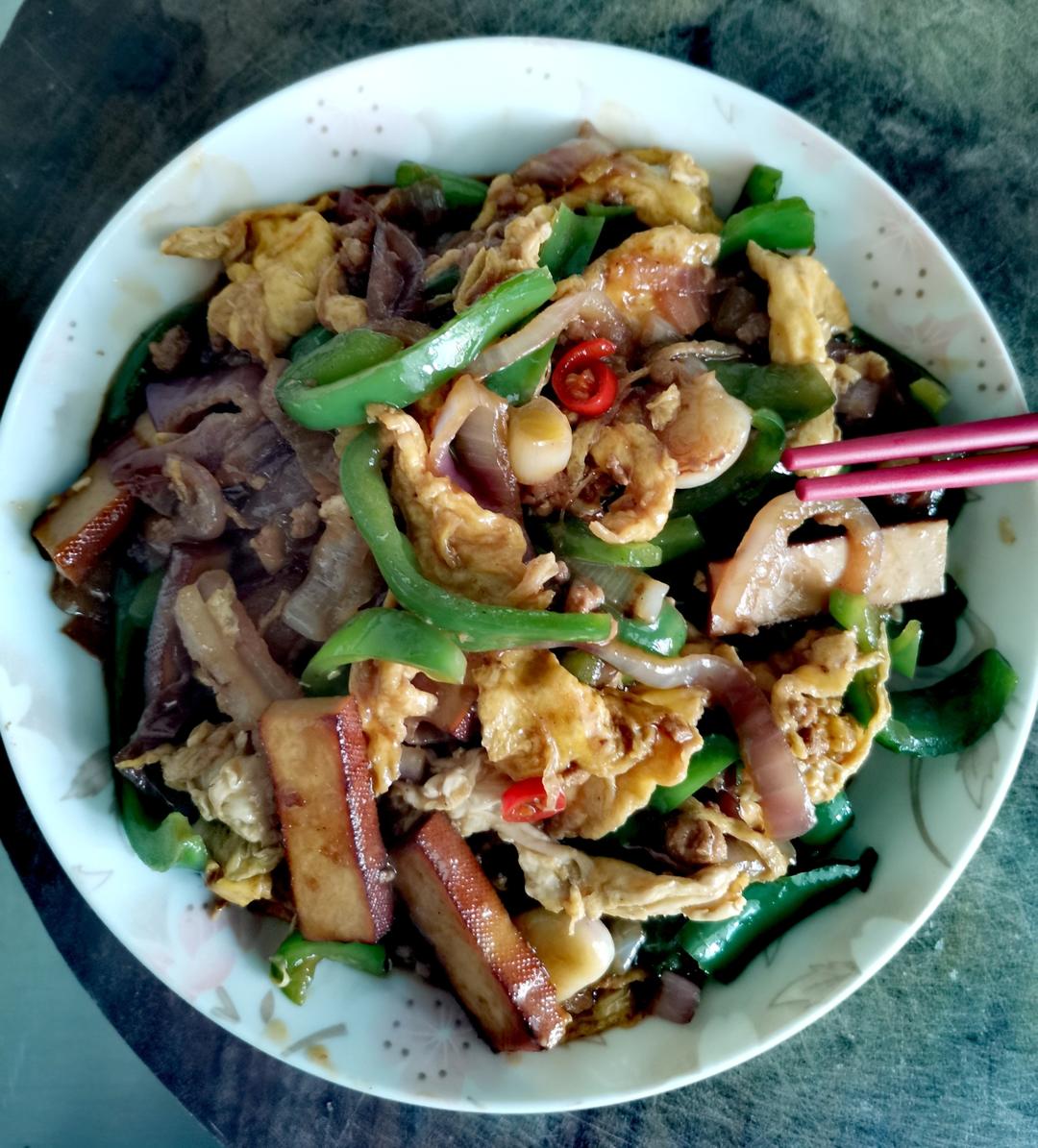 下饭菜 洋葱柿子椒炒蛋