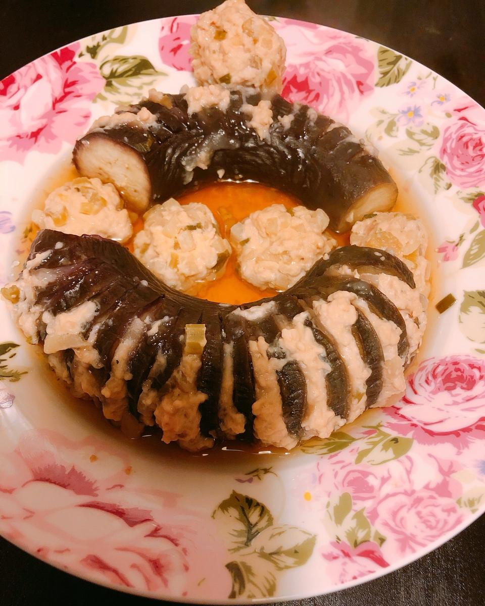 肉酱蒸茄龙 宝宝辅食食谱
