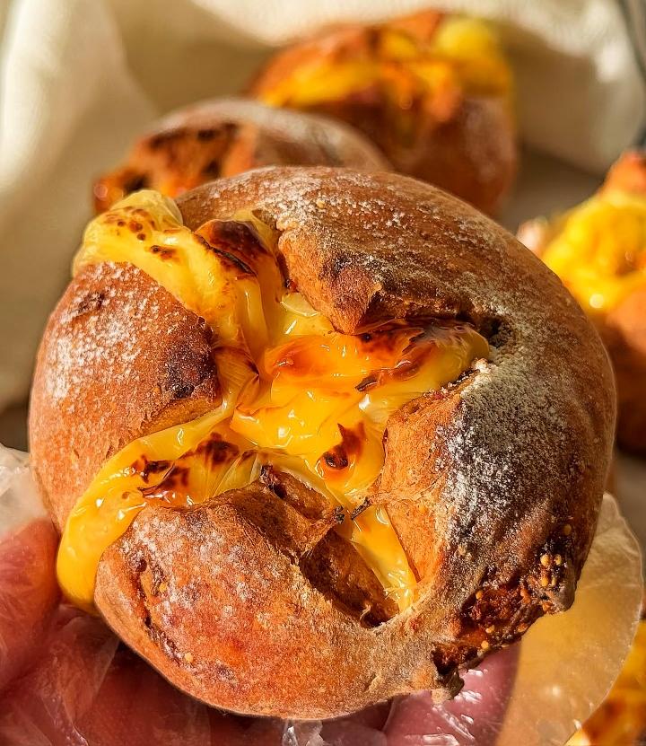 全麦无花果乳酪软欧包「复刻山姆爆款」的做法