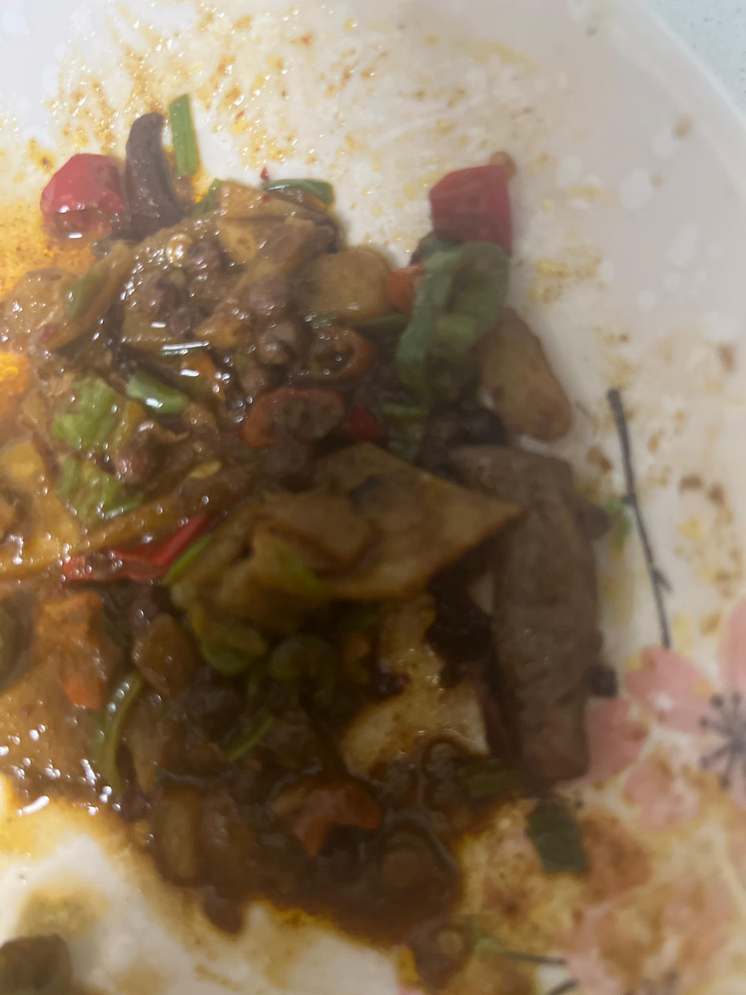 土豆条炒猪肝