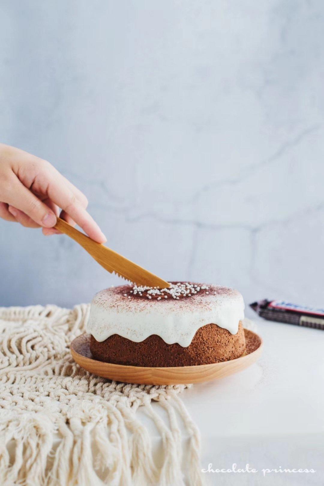 可可戚风蛋糕6寸