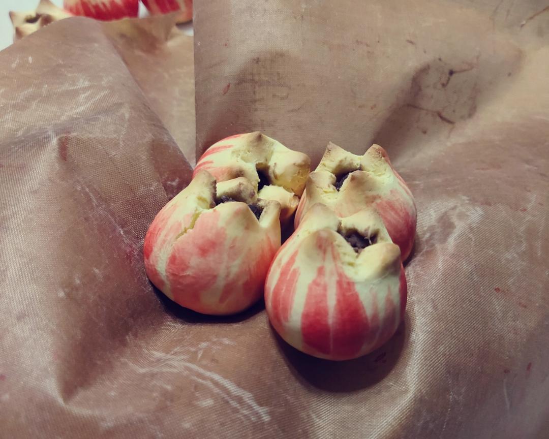 伪•柘榴花饼(红豆沙烧果子)的做法