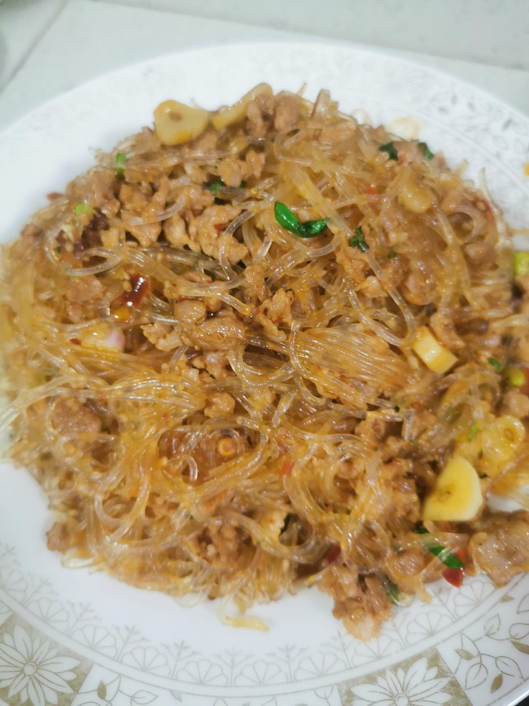 蚂蚁上树——肉末粉条的完美结合