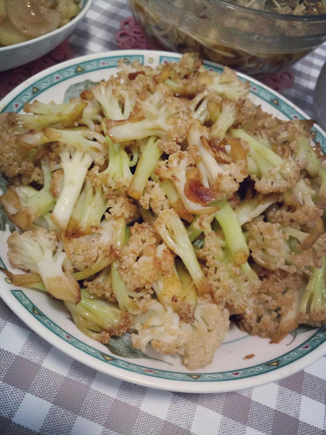 老丁的私房菜-干锅花菜