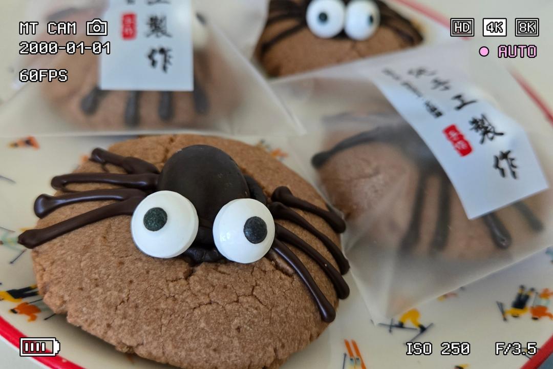 万圣节巧克力蜘蛛饼干的做法