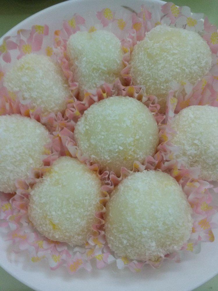 放几天都不硬的红豆椰奶香糯米糍