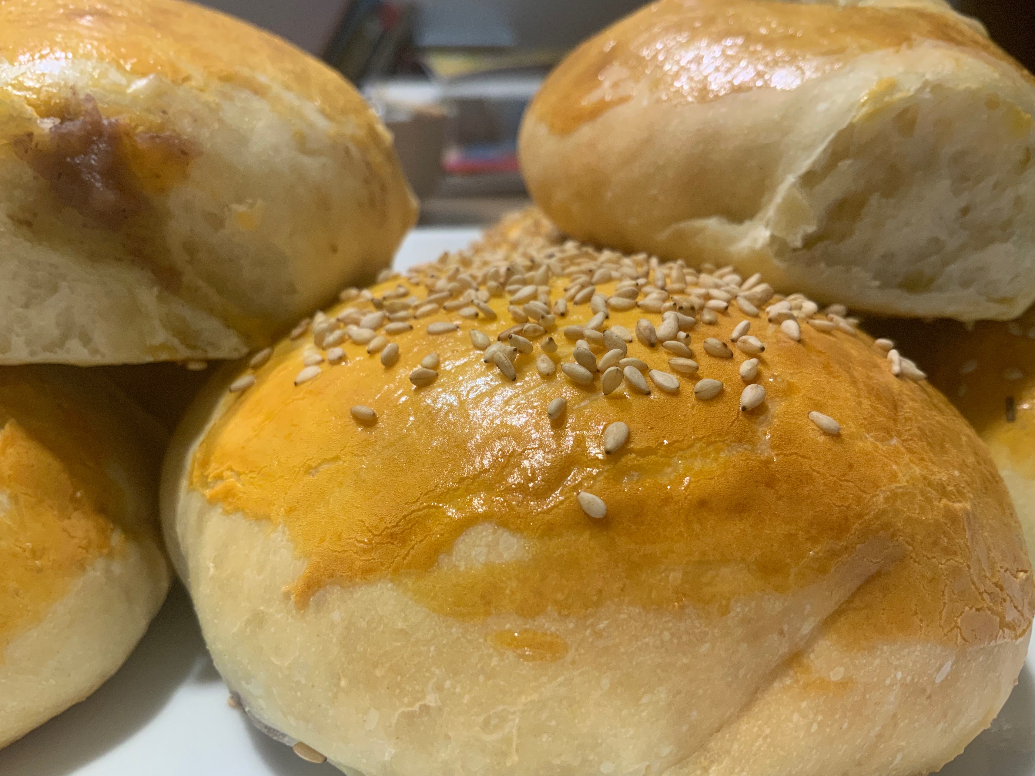 低筋面粉也能做的小面包~