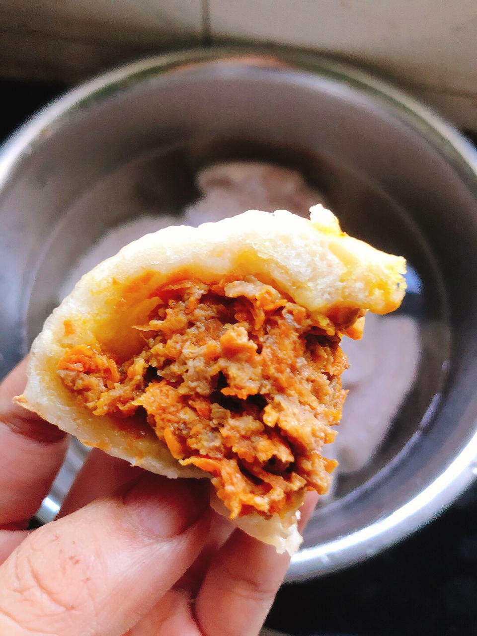 胡萝卜牛肉包子