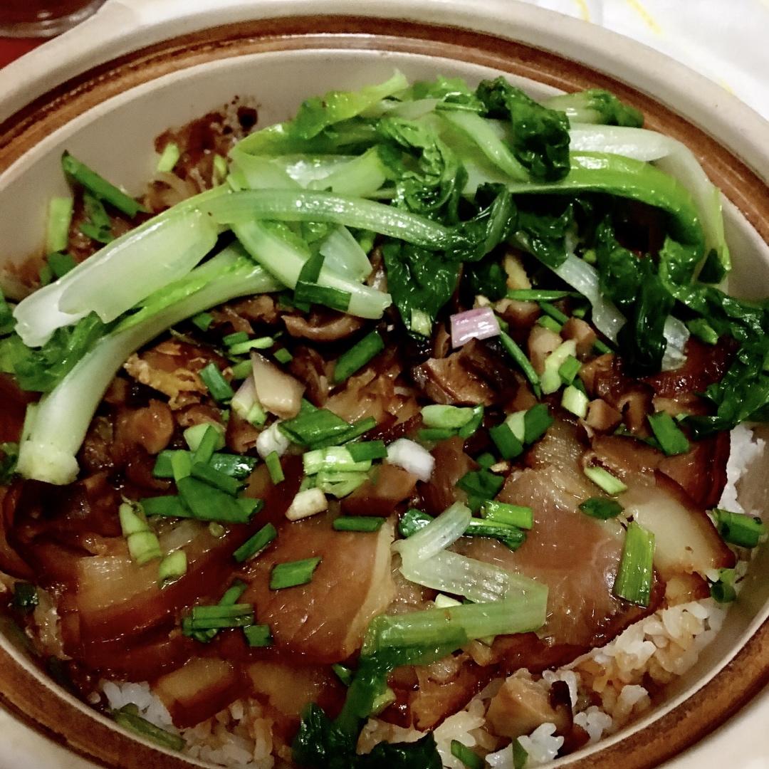 香喷喷的🍲腊肠煲仔饭（砂锅版）超简单神速