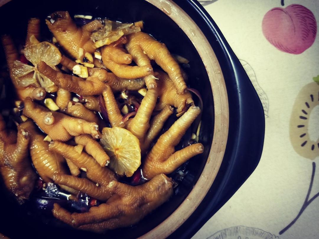 柠檬百香果鸡爪