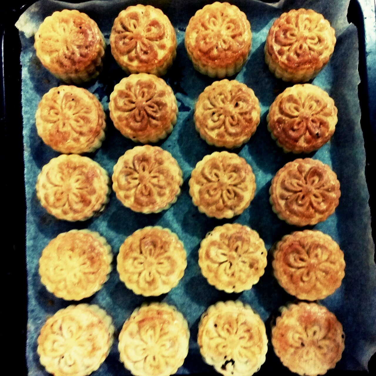五仁月饼～不用转化糖浆的版本