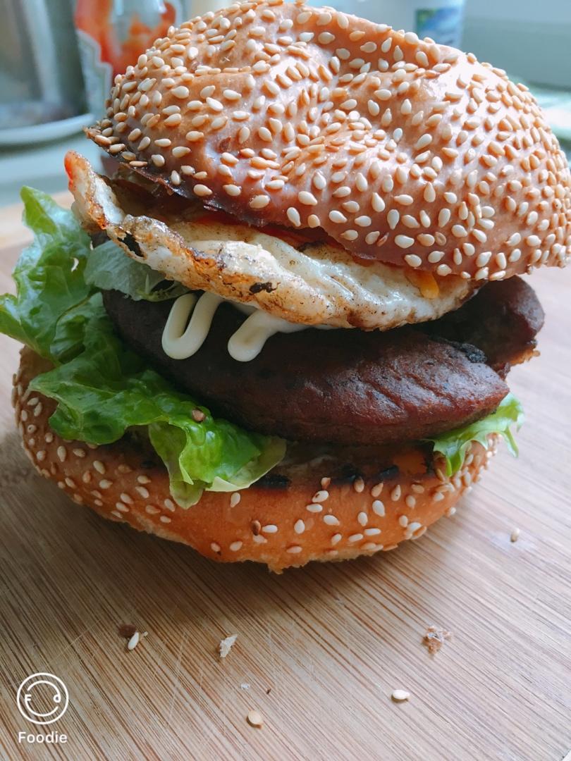 家庭自制简易汉堡🍔          家常快手又营养